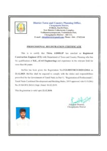 Registered Construction Engineer